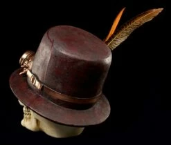 Steampunk Totenkopf Mit Hut Und Feder -FIGUREN Verkäufe Totenkopf Steampunk Feder 3 1280x1280