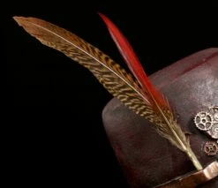Steampunk Totenkopf Mit Hut Und Feder -FIGUREN Verkäufe Totenkopf Steampunk Feder 5 1280x1280
