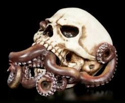Totenkopf - Kraken Schädel -FIGUREN Verkäufe Totenkopf Tintenfisch Schaedel 2 1280x1280