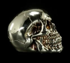 Totenkopf - Silberfarben Glänzend -FIGUREN Verkäufe Totenkopf menschlich silber 7 1280x1280