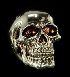 Totenkopf - Silberfarben Glänzend