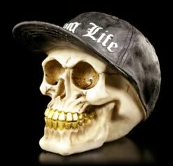 Gangster Totenkopf Mit Goldzähnen - Thug Life -FIGUREN Verkäufe Totenkopf mit Muetze Thug Life 2 1280x1280