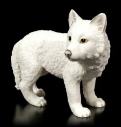 Weisse Wolf Figur - Welpe Stehend -FIGUREN Verkäufe Weisse Wolf Figur Welpe Stehend 1 1280x1280