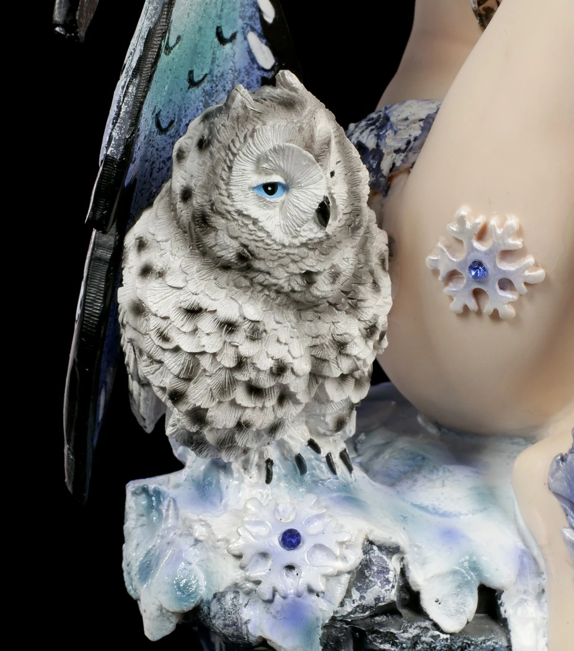 Winter Elfen Figur - Ciana Mit Schnee Eule 9 Winter Elfen Figur - Ciana Mit Schnee Eule – Bild 7