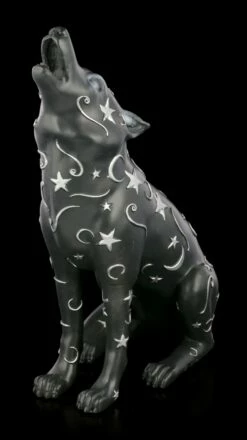 NEMESIS NOW Wolf Figur Mit Mond Und Sternen - Lupus -FIGUREN Verkäufe Wolf Figur Mit Mond Und Sternen Lupus 2 1280x1280
