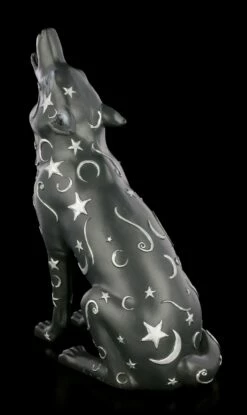 NEMESIS NOW Wolf Figur Mit Mond Und Sternen - Lupus -FIGUREN Verkäufe Wolf Figur Mit Mond Und Sternen Lupus 3 1280x1280