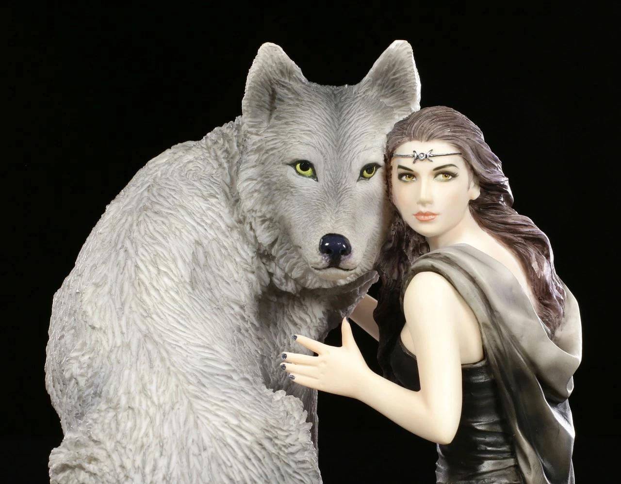 Anne Stokes Figur Mit Wolf - Soul Bond 9 Anne Stokes Figur Mit Wolf - Soul Bond – Bild 7